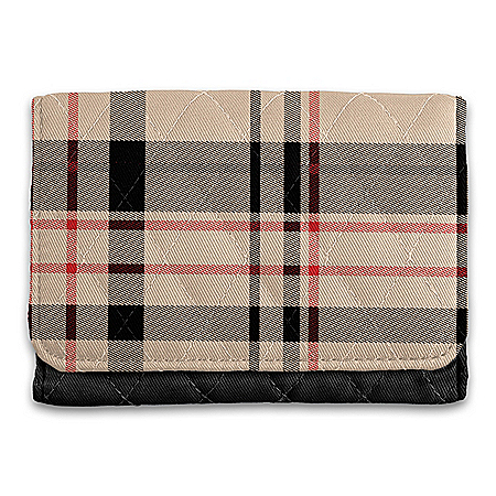 All About Plaid RFID Blocking Trifold Wallet