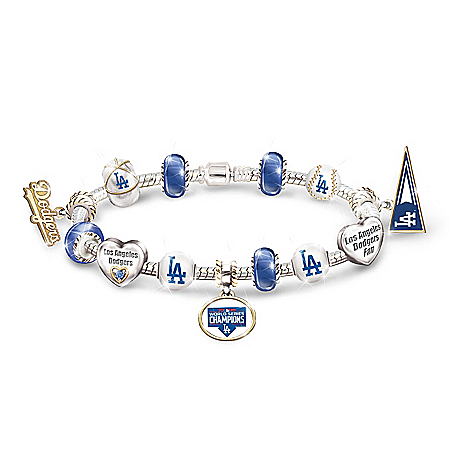 Dodgers 2020 World Series Champions Charm Bracelet