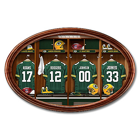 Green Bay Packers Personalized Locker Room Print Wall Decor