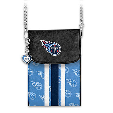 Titans Crossbody Cell Phone Bag With Logo Charm