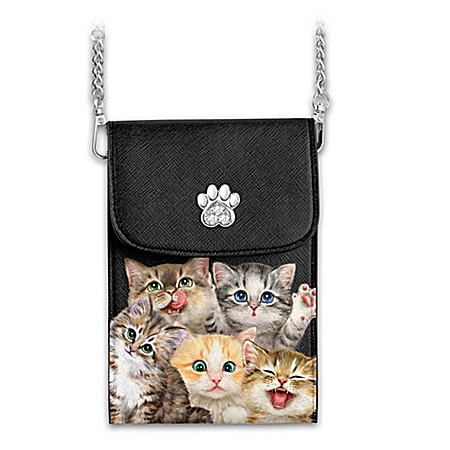 Kayomi Harai Cats With Purr-sonality Cell Phone Bag