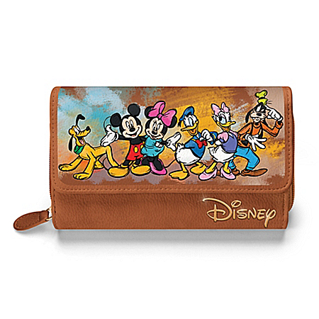 Disney Masterpiece Of Magic Designer-Style Trifold Wallet