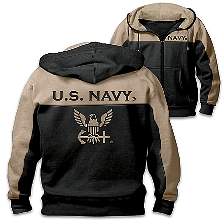 U.S. Navy Honor Full-Zip Men’s Hoodie