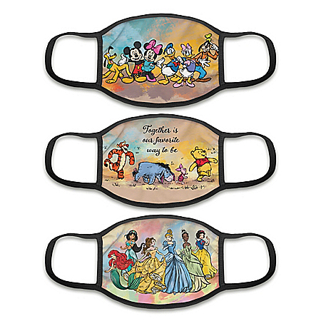 3 Masterpiece Of Magic Face Masks With Character Artwork