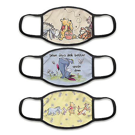 3 Winnie The Pooh Face Masks With Character Artwork
