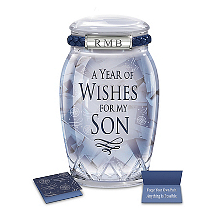 Loving Wishes Personalized Musical Wish Jar For Your Son