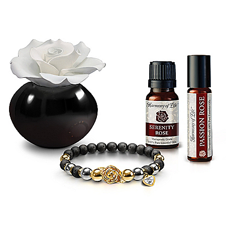 Everlasting Roses 4-in-1 Deluxe Romantic Aromatherapy Set
