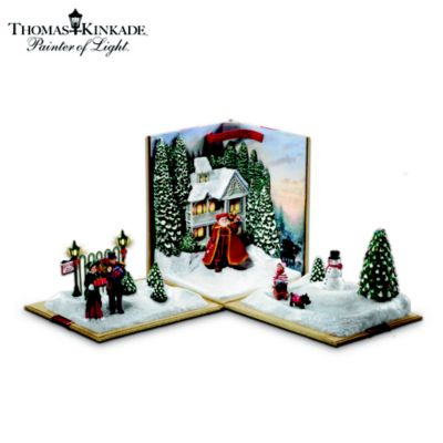 Thomas Kinkade Holiday Showcase Christmas Tabletop Decoration