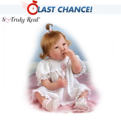 Huti Picture-Perfect Collectible Baby Girl Doll