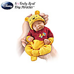 Tiny Miracles Winnie The Pooh Night, Night Pooh Realistic Sleeping Baby Doll With Sleeper