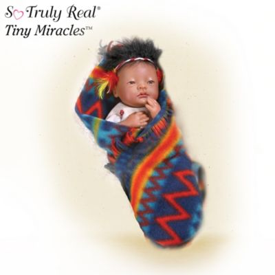Tiny Miracles Baby Eagle Wing Native American Style Newborn Baby Doll: So Truly Real