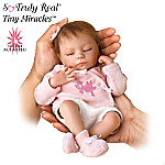 Tiny Miracles Ashley Collectible Lifelike Miniature Breathing Baby Doll: So Truly Real
