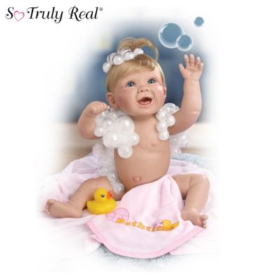 So Truly Real Bathtime Bubbles Collectible Realistic Baby Doll
