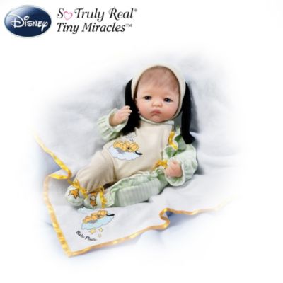 One Tired Pup Baby Pluto Doll: So Truly Real Lifelike Baby Doll With Disney Baby Pluto Sleeper