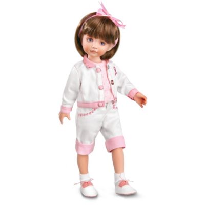 Sisters Walk Together Breast Cancer Awareness Ball-Jointed Doll
