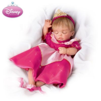 Lifelike Moving Baby Doll Wearing Disney Princess Character Dress: Always Dreams