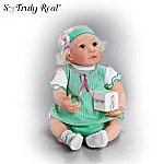 Breast Cancer Support Lifelike Baby Doll: Keep Courage For The Cause