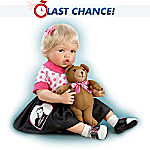 The Elvis Inspired Dont Be Cruel Baby Doll: Comes With A Free Musical Teddy Bear Plush