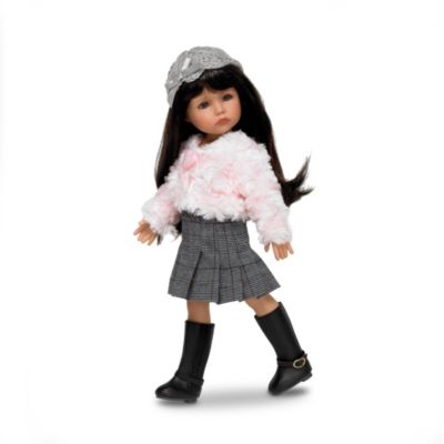 Buy 12-Inch Vinyl Doll Dressed In School Girl Plaid Outfit: Cameron