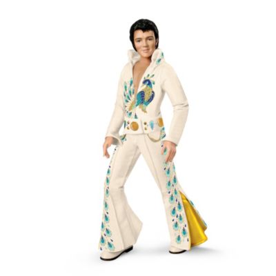 Elvis Presley Peacock Jumpsuit Fashion Doll