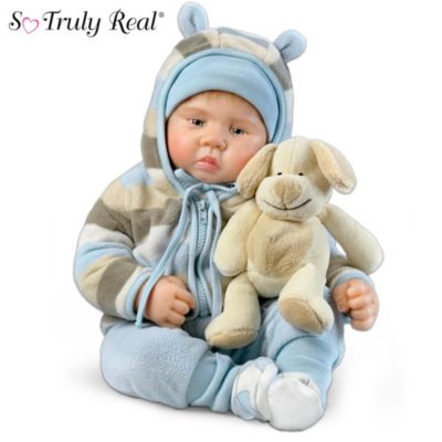 So Truly Real Luca Baby Boy Doll With RealTouch Vinyl