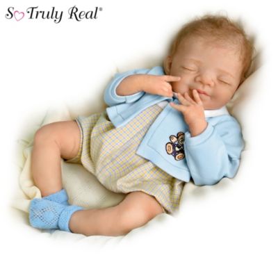 Smiling Sweetly, Benjamin: So Truly Real Lifelike Baby Doll
