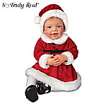 Averys First Christmas Realistic Baby Girl Doll