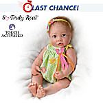 Touch-Activated Lifelike Baby Doll: Butterfly Kisses