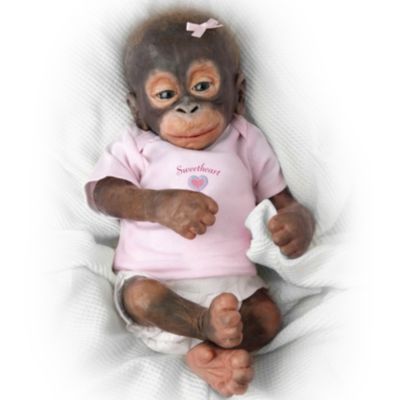 Orangutan baby clearance doll