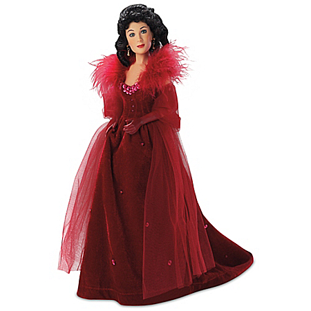 Scarlett, Ravishing In Red Handcrafted Portrait Doll