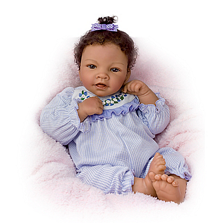 Waltraud Hanl Raspberry Kisses Touch-Activated Baby Doll