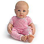 Buy So Truly Mine Baby Doll: Blonde Hair, Blue Eyes With Pink Sleeper