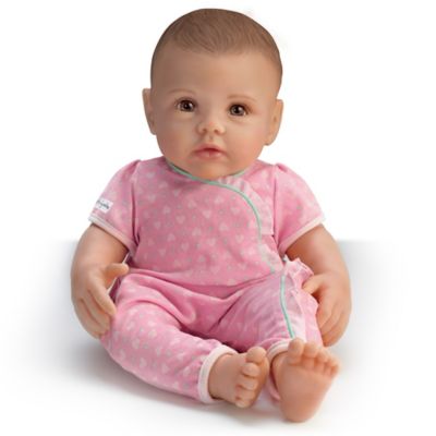 Buy So Truly Mine Lifelike Baby Doll For Kids Ages 3+: Dark Brown Hair, Brown Eyes