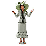 Buy Grace African-American Poseable Portrait Resin Doll With Sunday Hat