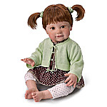 Buy Ping Lau Weighted Lifelike Girl Child Doll With Freckles