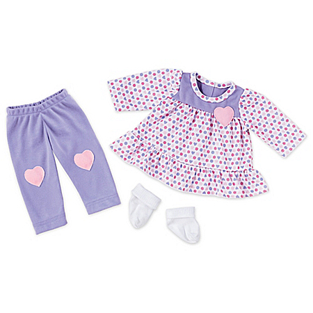 So Truly Mine Happy Hearts Play Outfit Baby Doll Accessory Set