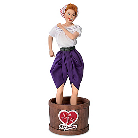 I Love Lucy 65th Anniversary Lucy Stomping Grapes Musical Doll: Ashton Drake