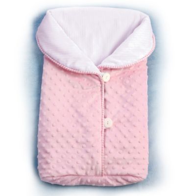 Buy Reversible Pink Fleece Bunting Bag Baby Doll Accessory