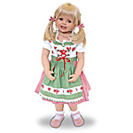 Buy Louisa Lifelike Child Doll Wearing An Authentic Bavarian Costume