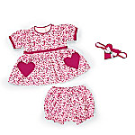 Buy Be My Valentine Heart-Shaped Pattern Baby Doll Accessory Set