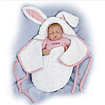 Buy So Truly Real Baby Of Mine White Bunny Personalized Vinyl Baby Doll