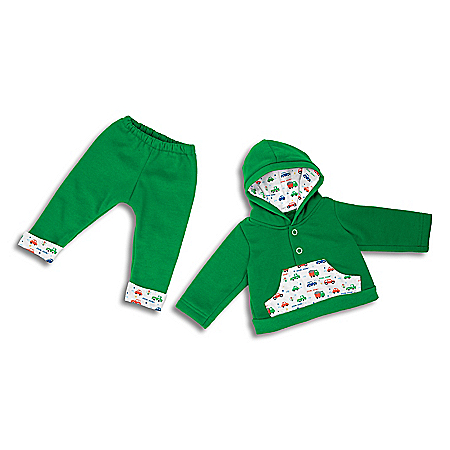 Hoodie And Matching Sweatpants Set For 16 – 19 Baby Dolls