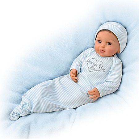 Mommy’s Boy Realistic Baby Doll With Magnetic Pacifier