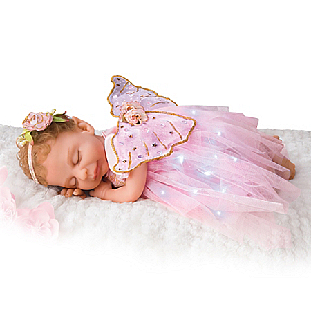 Ina Volprich Silicone Fairy Doll With Illuminated Outfit