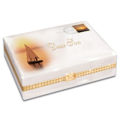 Dear Son Gift Porcelain Music Box