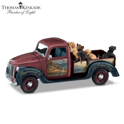 Thomas Kinkade Beginning Of A Perfect Day Vintage Truck Music Box