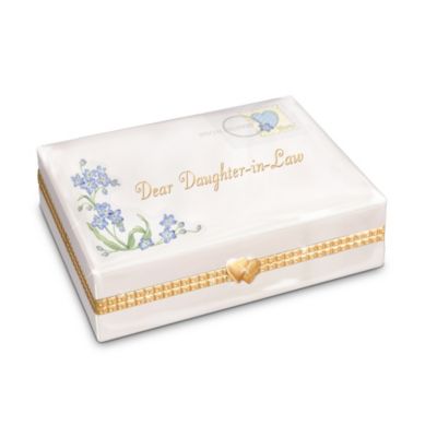 Dear Daughter-In-Law Collectible Porcelain Music Box