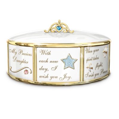 My Precious Daughter Collectible Italian Charm Bracelet-Inspired Music Box