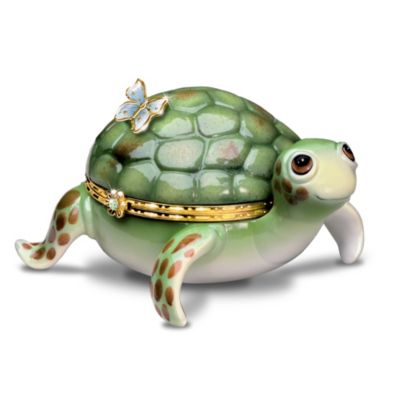Little Charmer Limoges Style Collectible Turtle Music Box: Turtle Lover Gift