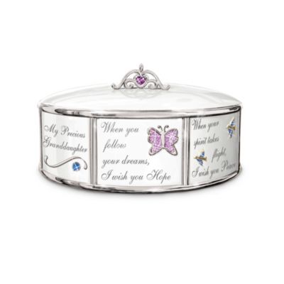 My Precious Granddaughter Collectible Music Box Gift